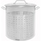 Concord Stainless Steel Stock Pot w/Steamer Basket, 80 Quart S80-BAK - alternate 3